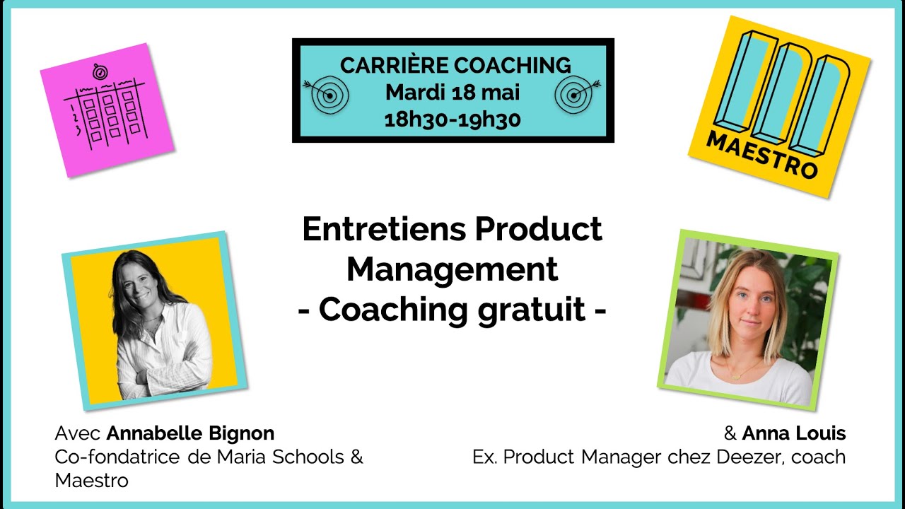 Entretiens Product Management - Carri&egrave;re Coaching