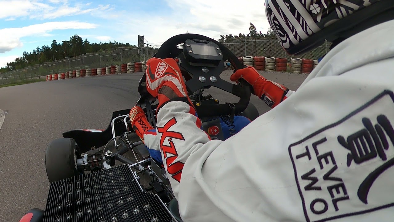 ROTAX Project E20 - Electric kart ripping up the track and making some superb passes!