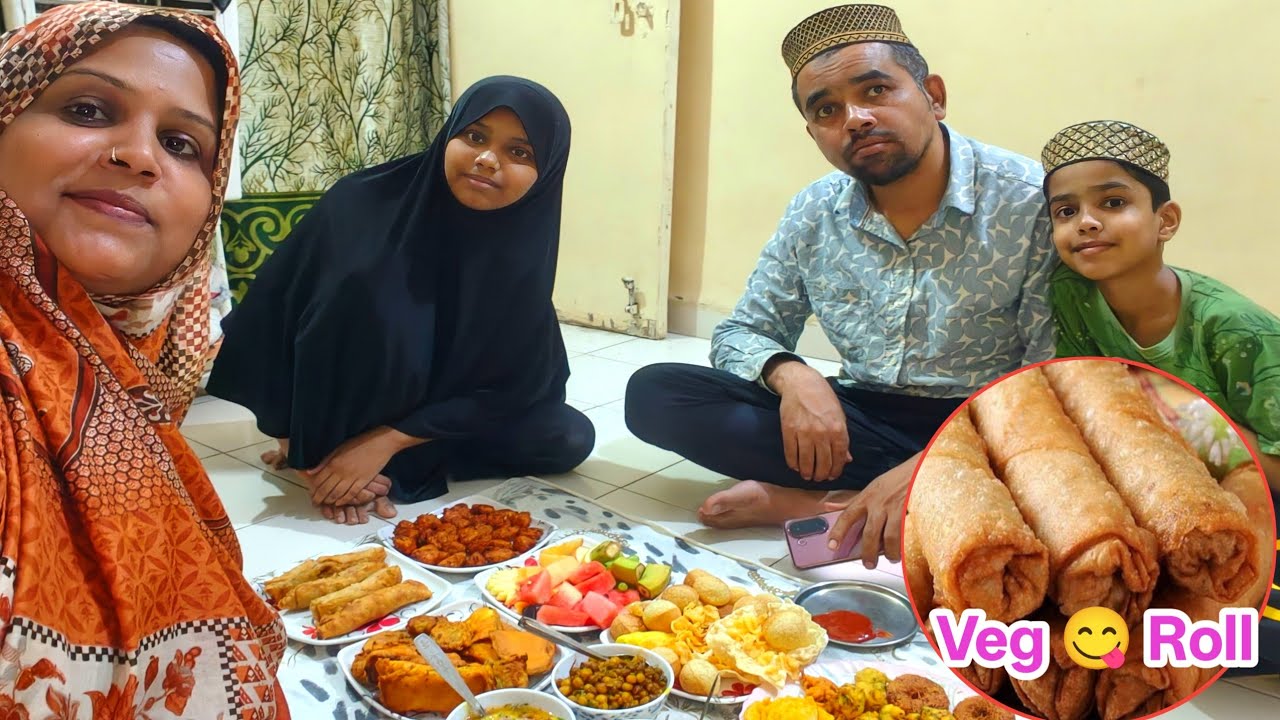 Ramadan Iftar Special | Crispy  Veg Spring Roll Recipe | Quick & Easy 😋