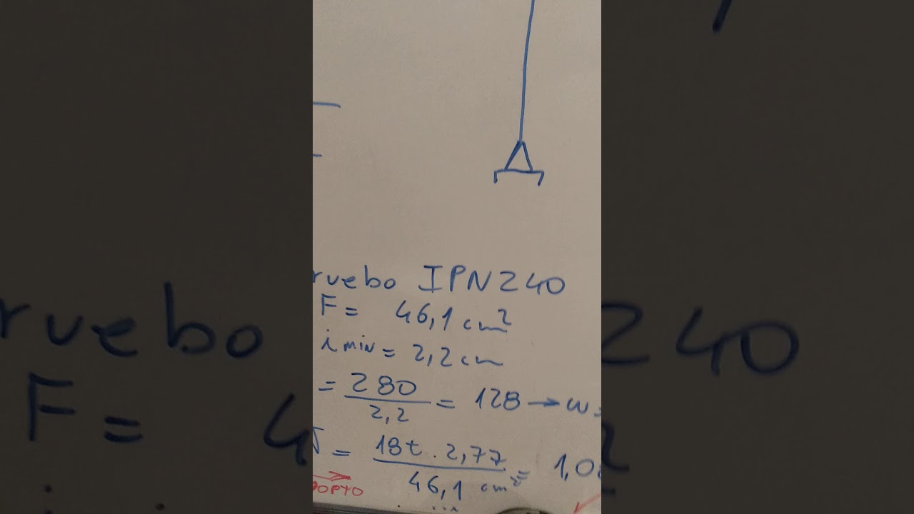 Compresión con pandeo dimensionado cuarto