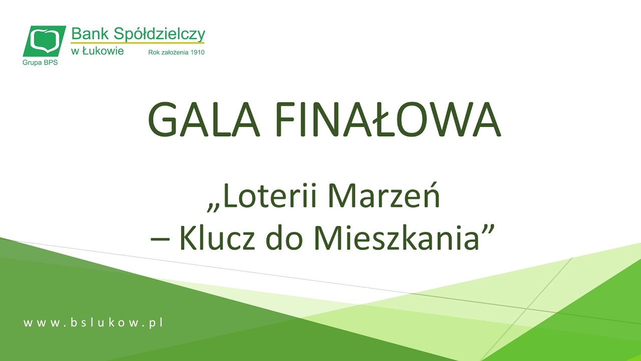 Wielki finał &bdquo;Loterii Marzeń &ndash; Klucz do Mieszkania&rdquo;
