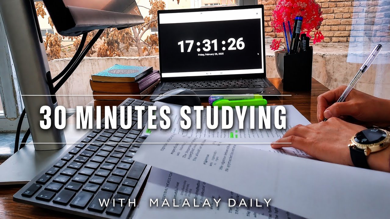 Study With Me in 30 minutes 