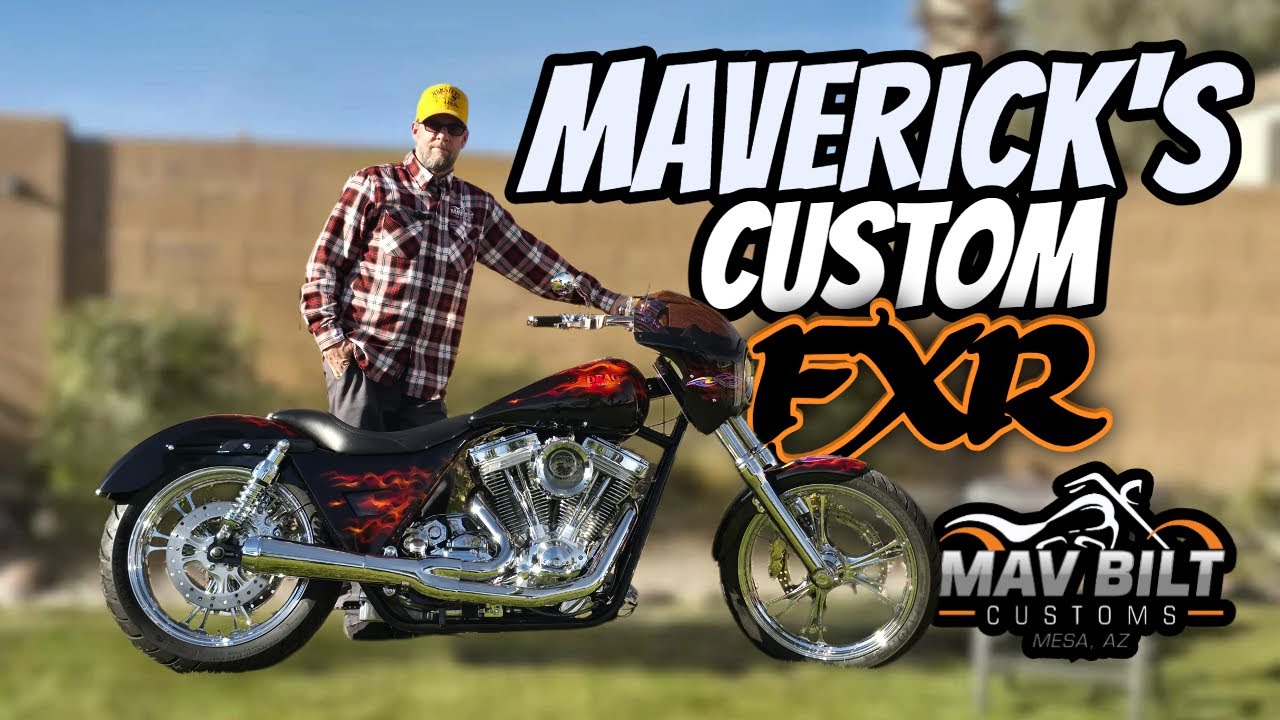 Maverick's Don Hotop, Chopper guys, Drag Specialties custom FXR
