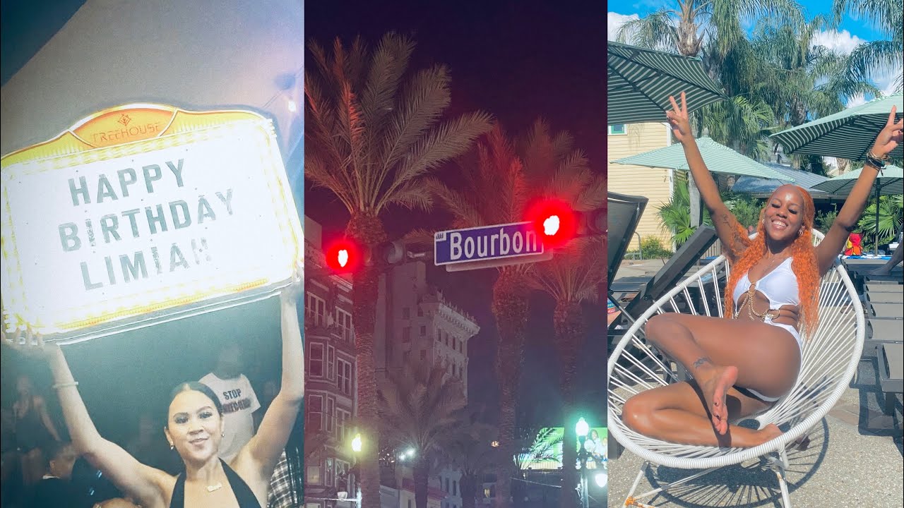 New Orleans Vlog | Celebrating my birthday in July??!!?? | Bourbon street | Food, Drinks and Fun |