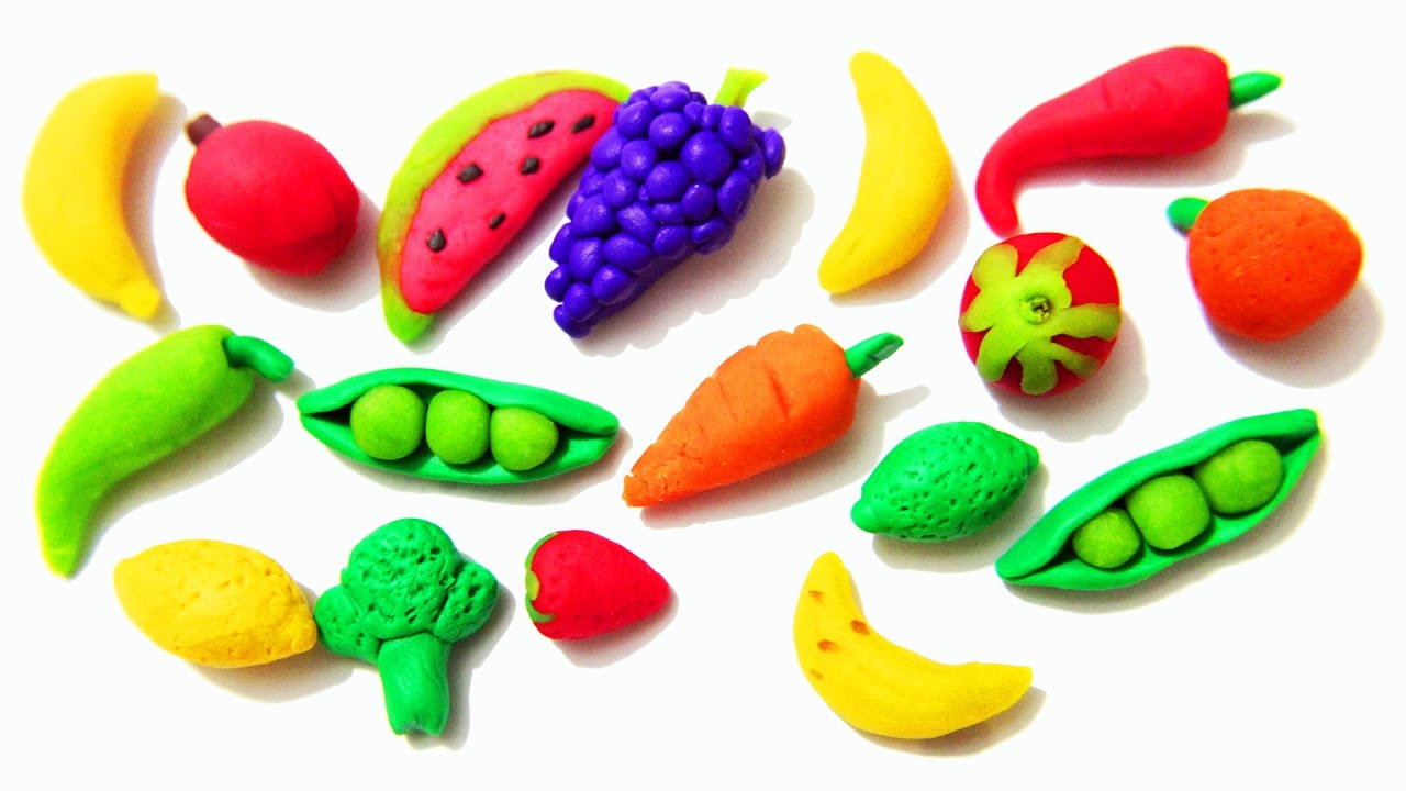 DIY - Miniature Play-doh Fruits - simplekidscrafts