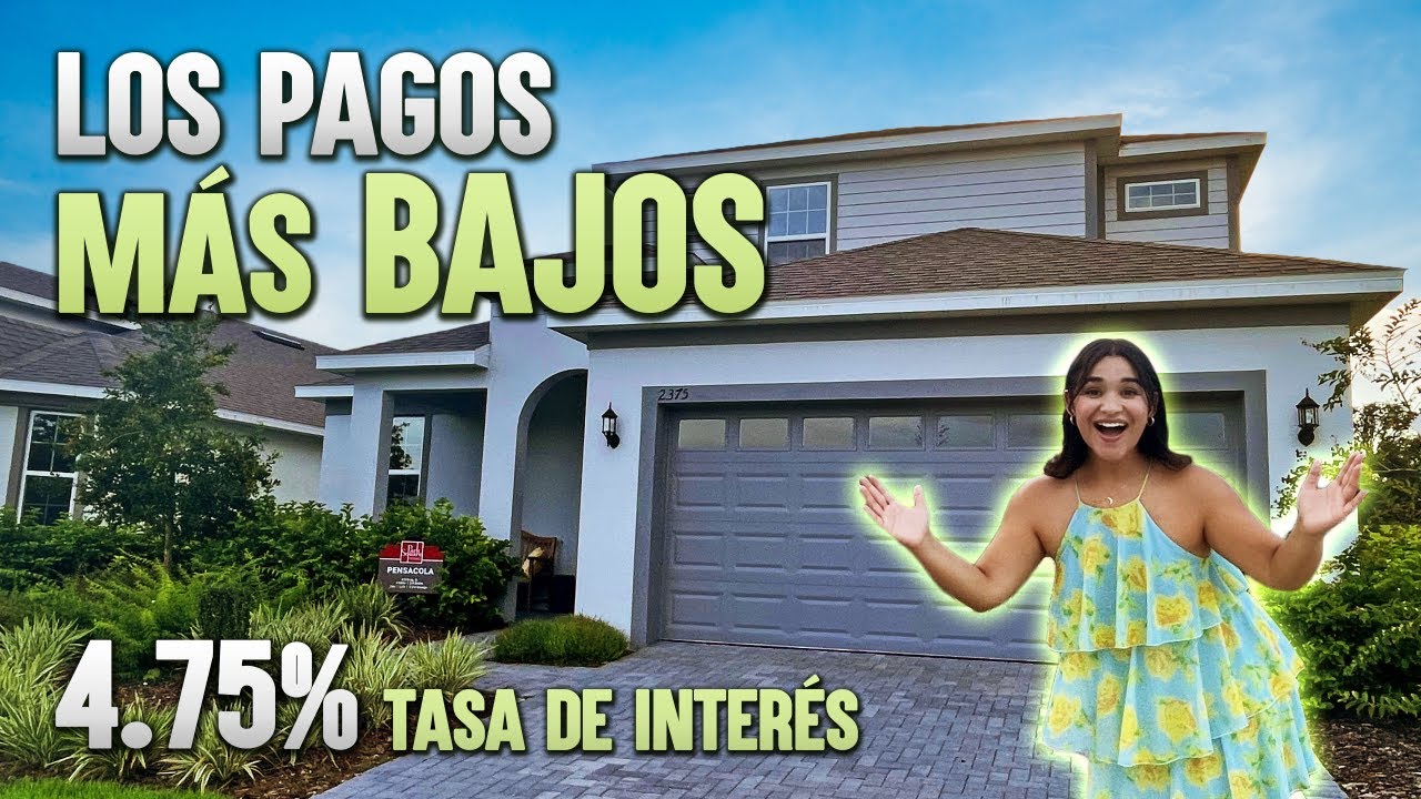 Nueva construcción con los pagos MÁS económicos + 4,75% Interés + Bono $$$ - Central Florida 🔥🤩