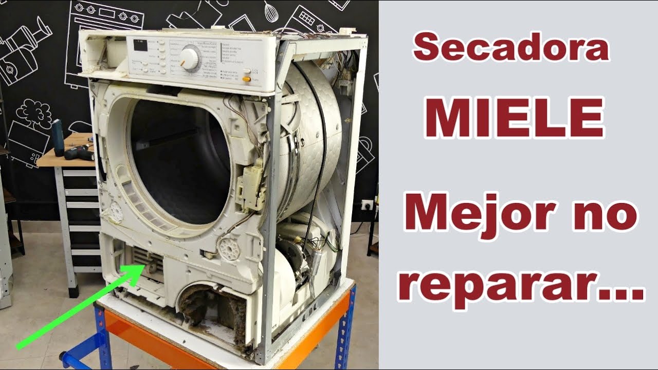 👉SECADORA MIELE  final de su vida util 😭. Miele dryer, end of its useful life.