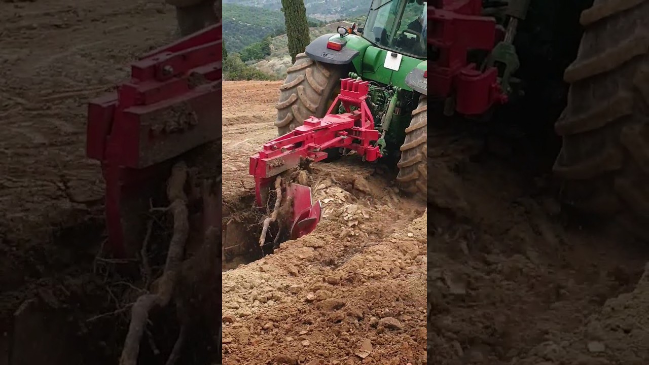 deep plowing in greece john deere 8230 🚜
