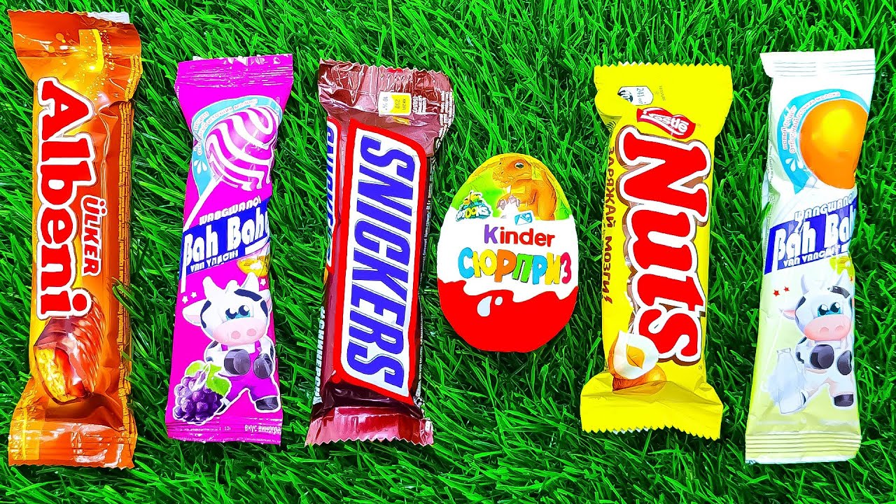 Satisfying Video Asmr Unboxing GIANT Sweets Chocolate and Rainbow Lollipops with Candy Cutting Asmr