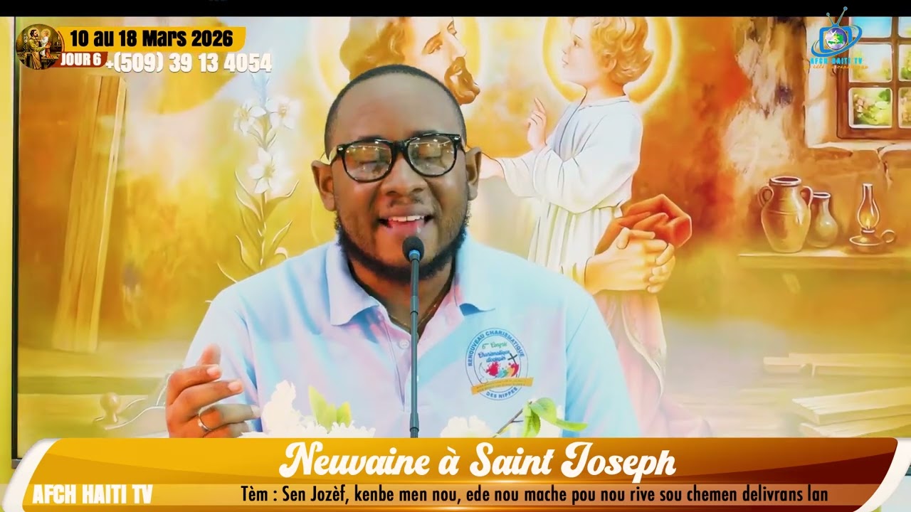 Neuvaine à Saint Joseph - 5ème Jour | Samedi 14 Mars 2025 | AFCH HAÏTI TV