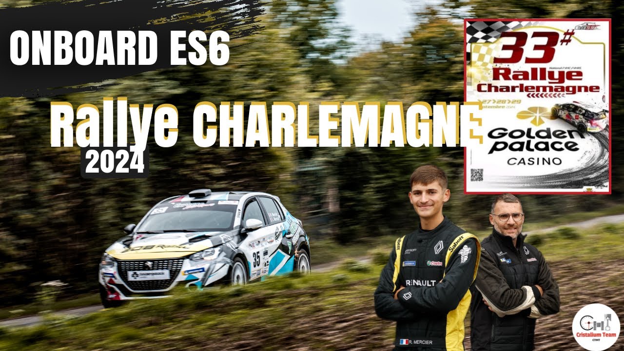 RALLYE CHARLEMAGNE 2024 - ES6 - MERCIER/MERCIER - 208 RALLY4
