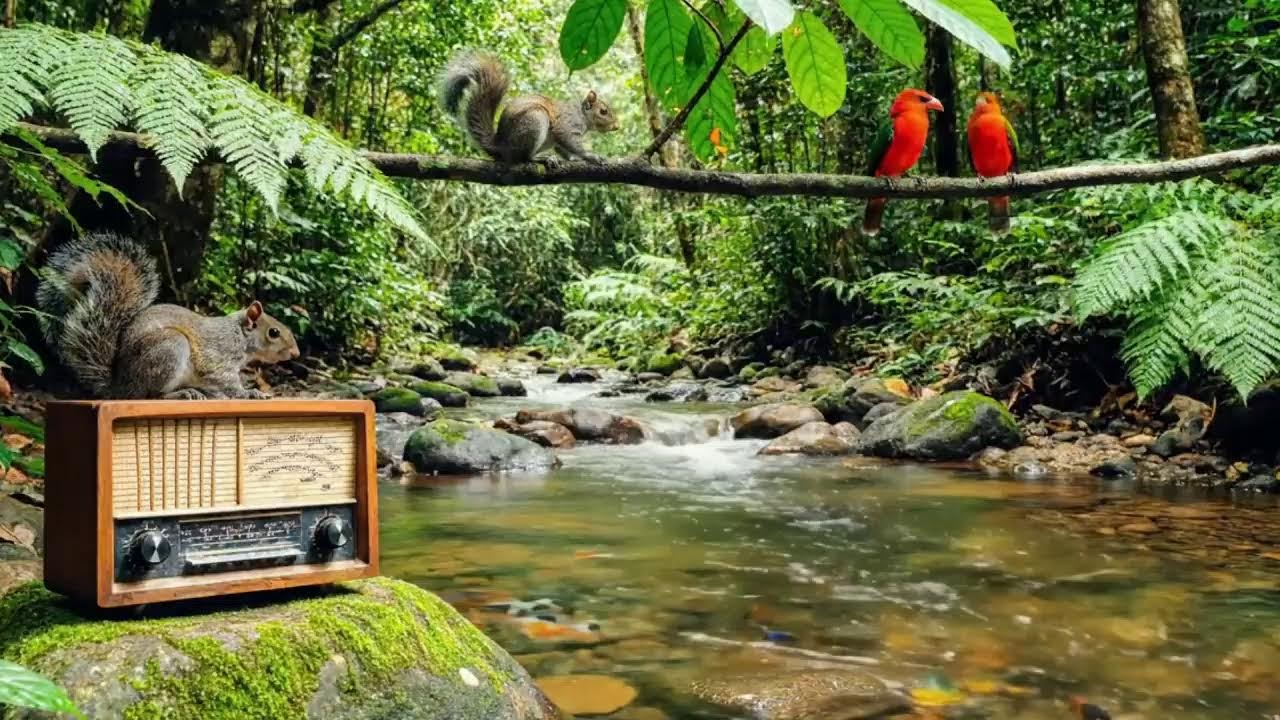 เสียงธรรมชาติ + ดนตรีบำบัด 🌧️ ฟังก่อนนอน หลับสบายตลอดคืน | Relaxing Sleep Music & Nature Sounds