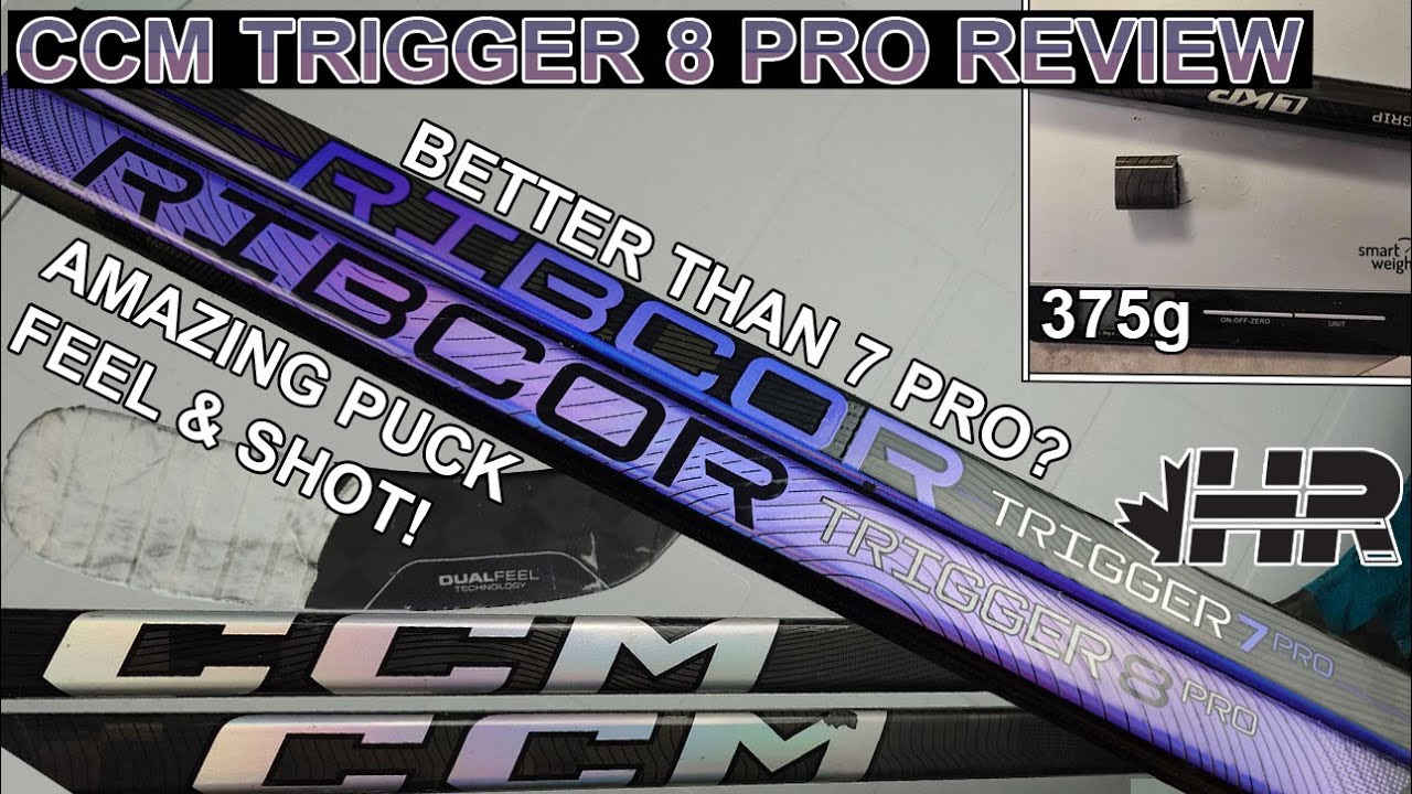 The best shooting & puck feel low kick hockey stick! CCM Trigger 8 Pro review & 7 Pro comparison