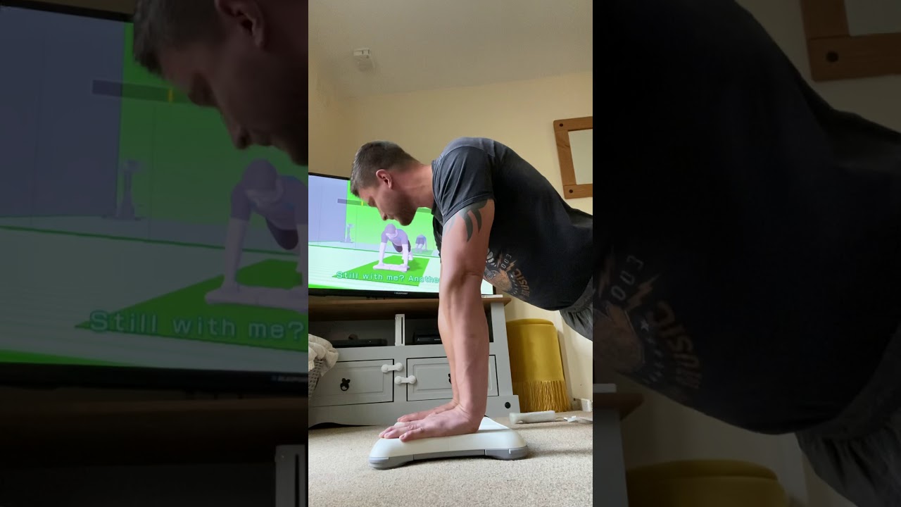 Wii fit press up challenege complete