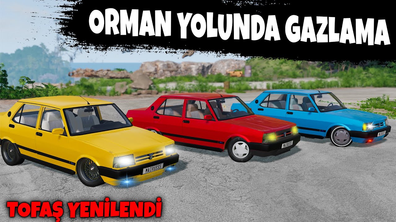 TOFAŞ MODU YENİLENDİ // ORMAN YOLUNDA GAZLAMA / BeamNG.drive