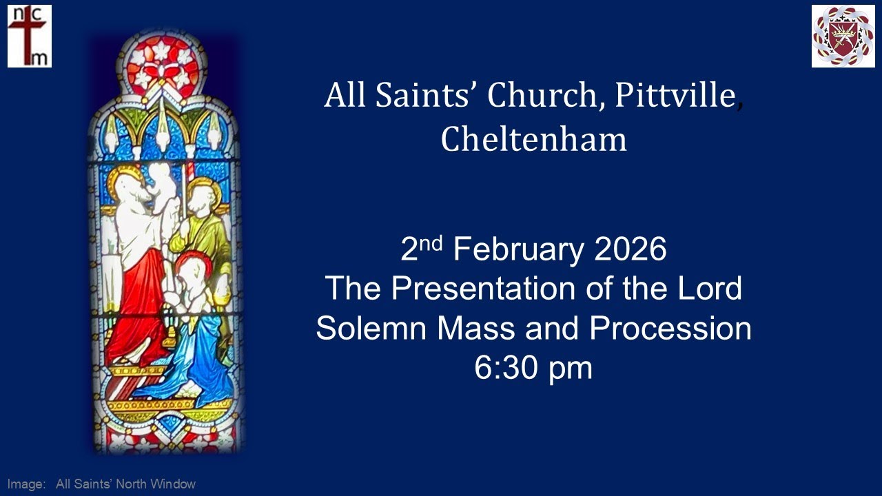 All Saints Candlemass Day The Presentation of the Lord  Monday 2nd February 2026
