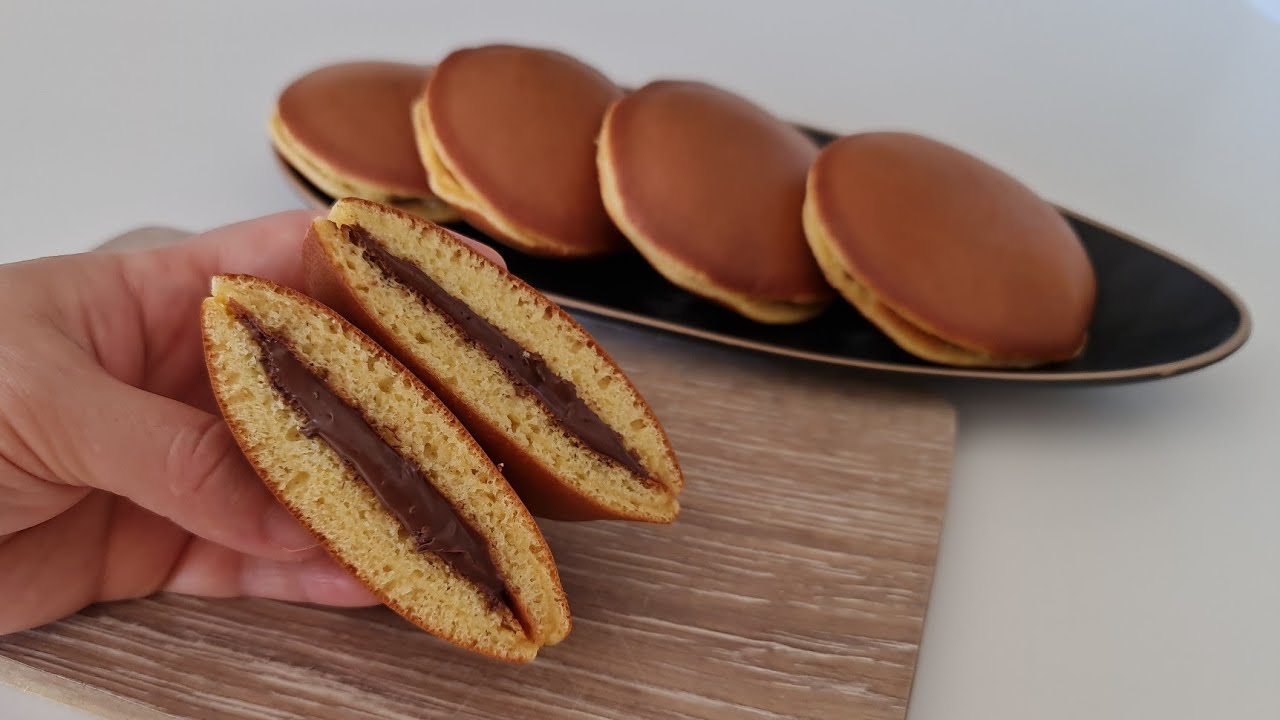 Просто измерьте ЛОЖКОЙ! ЛЮБОЙ МОЖЕТ! Супер вкусный японский креп 'Дораяки' # 345