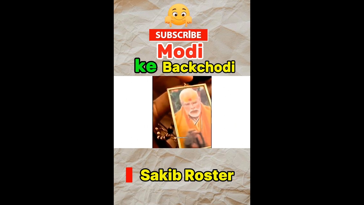 Modi ke Andbhakt 🤡||Sakib Roster 