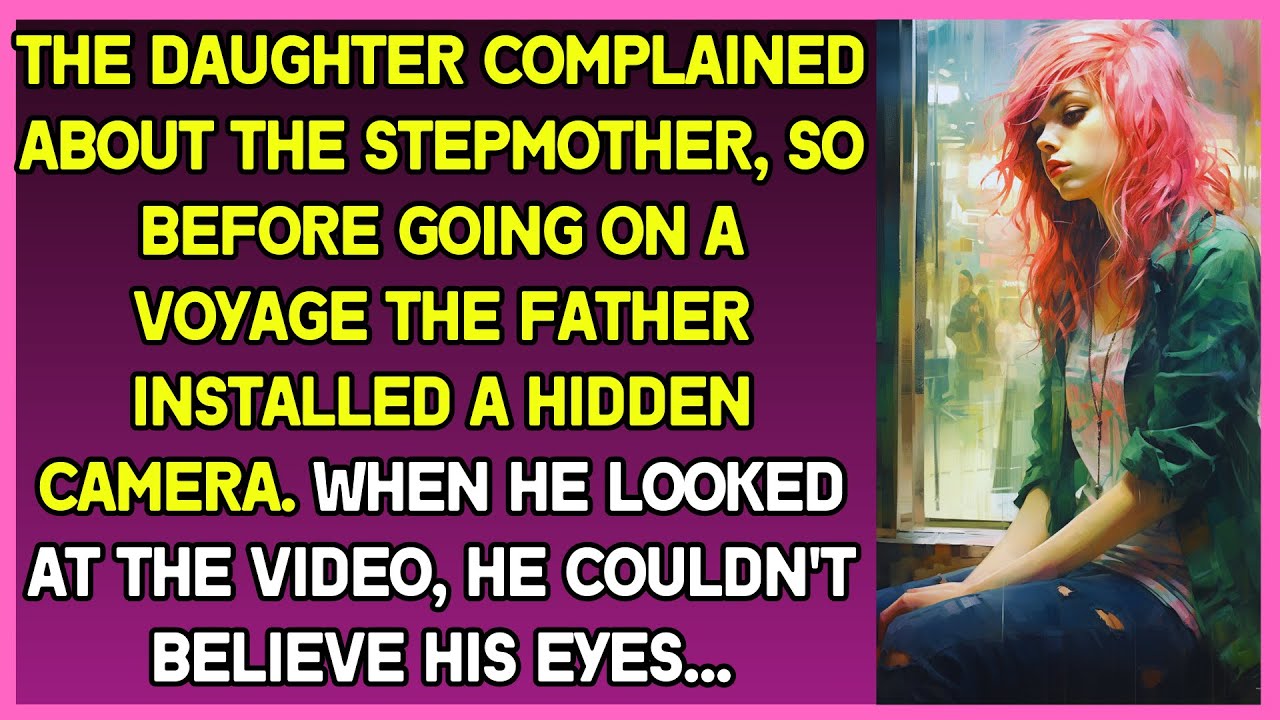Daughter complained about stepmother, so before going on a voyage the father installed hidden camera