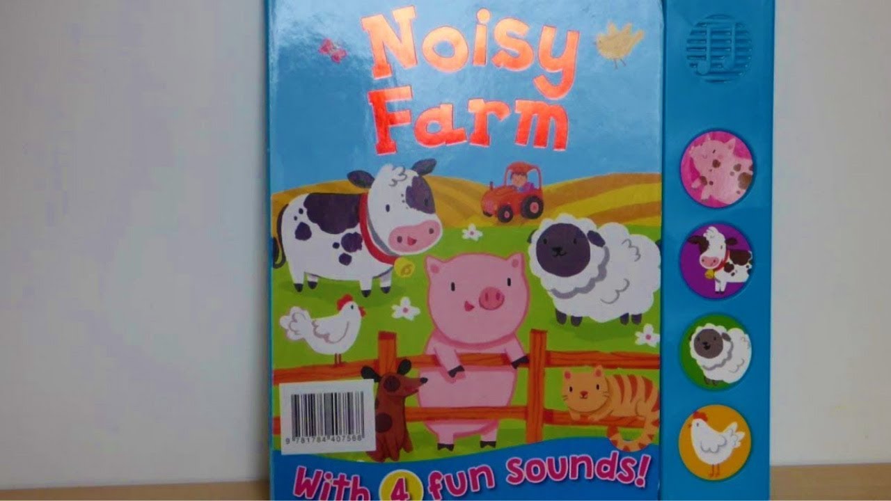 NOISY FARM noisy sound story book with 4 fun sounds by Igloo books