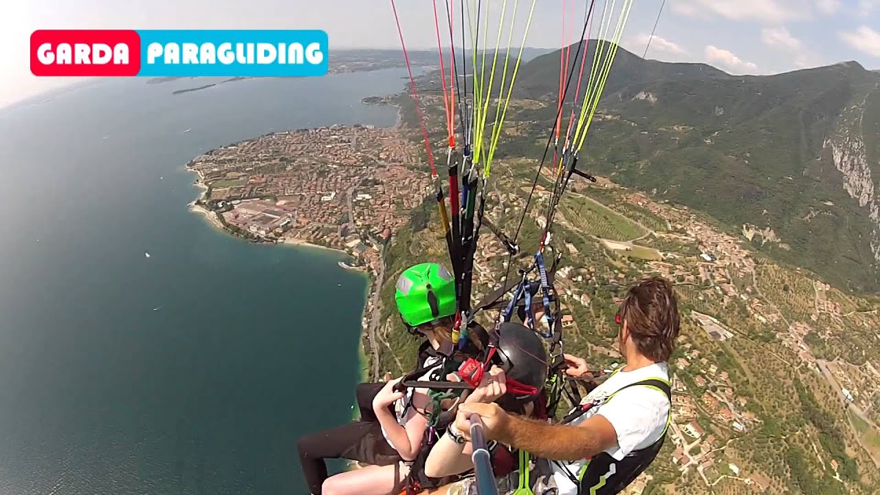 Sarah & Claire - 09/07/15, Toscolano - Parapendio Biposto Toscolano Maderno - Salò