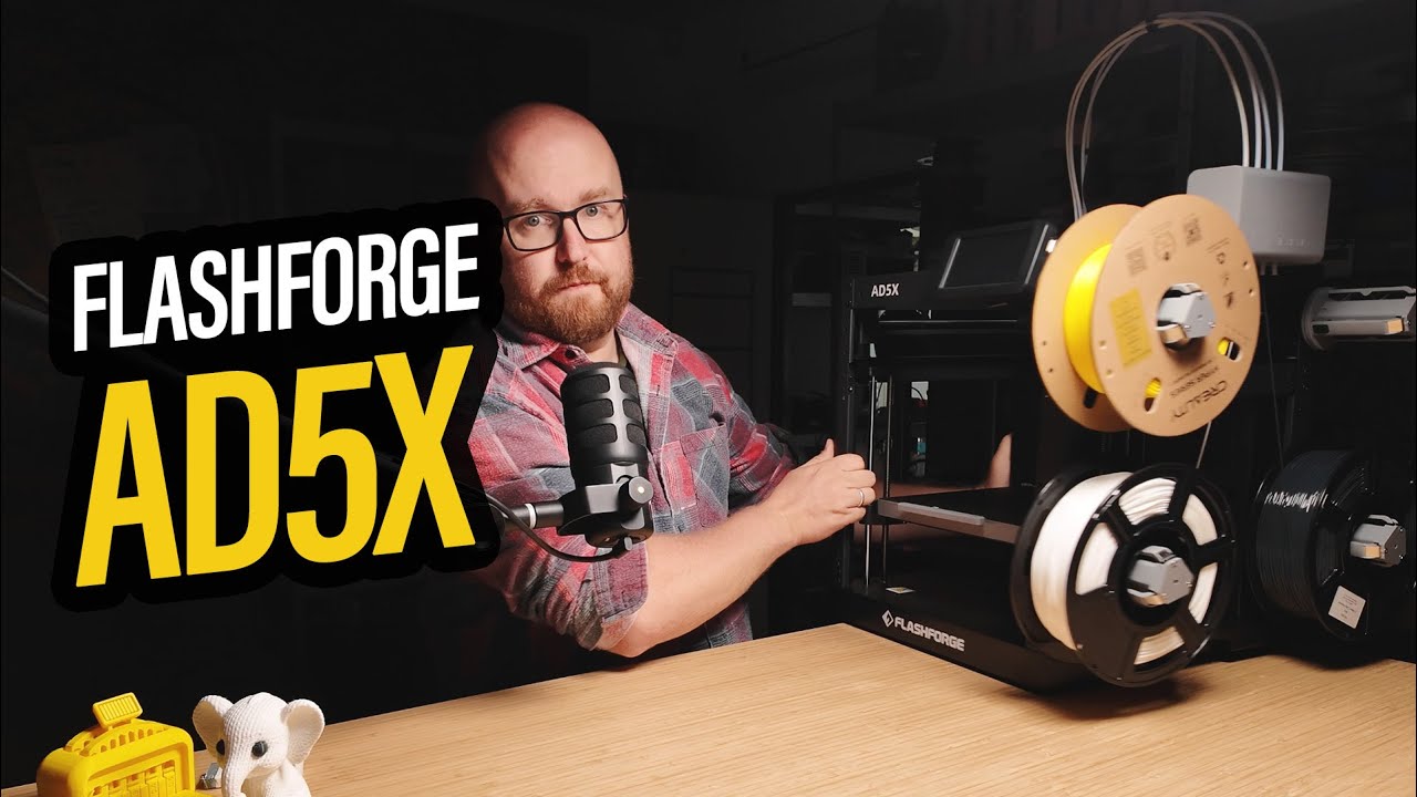 Najtańsza drukarka 3D ze zmieniarką do TPU. 359 USD! Flashforge AD5X