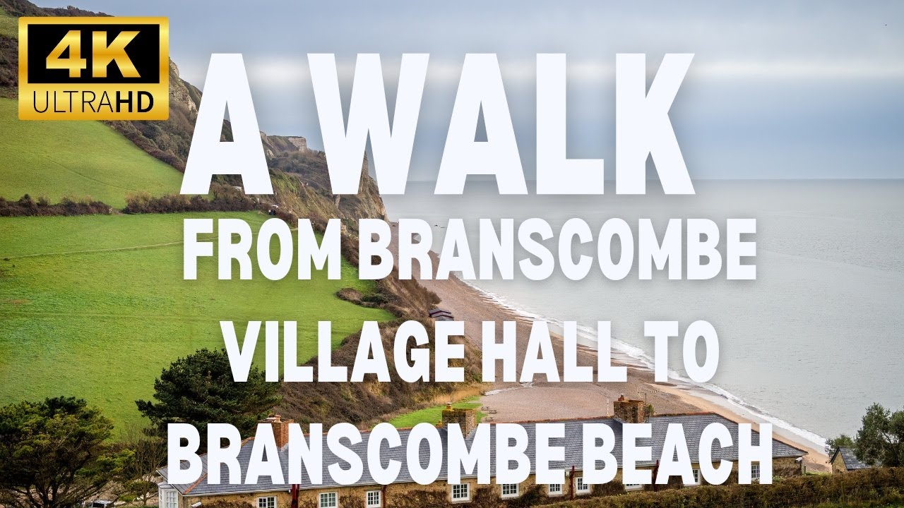 4K A walk from Branscombe village hall to the seafront