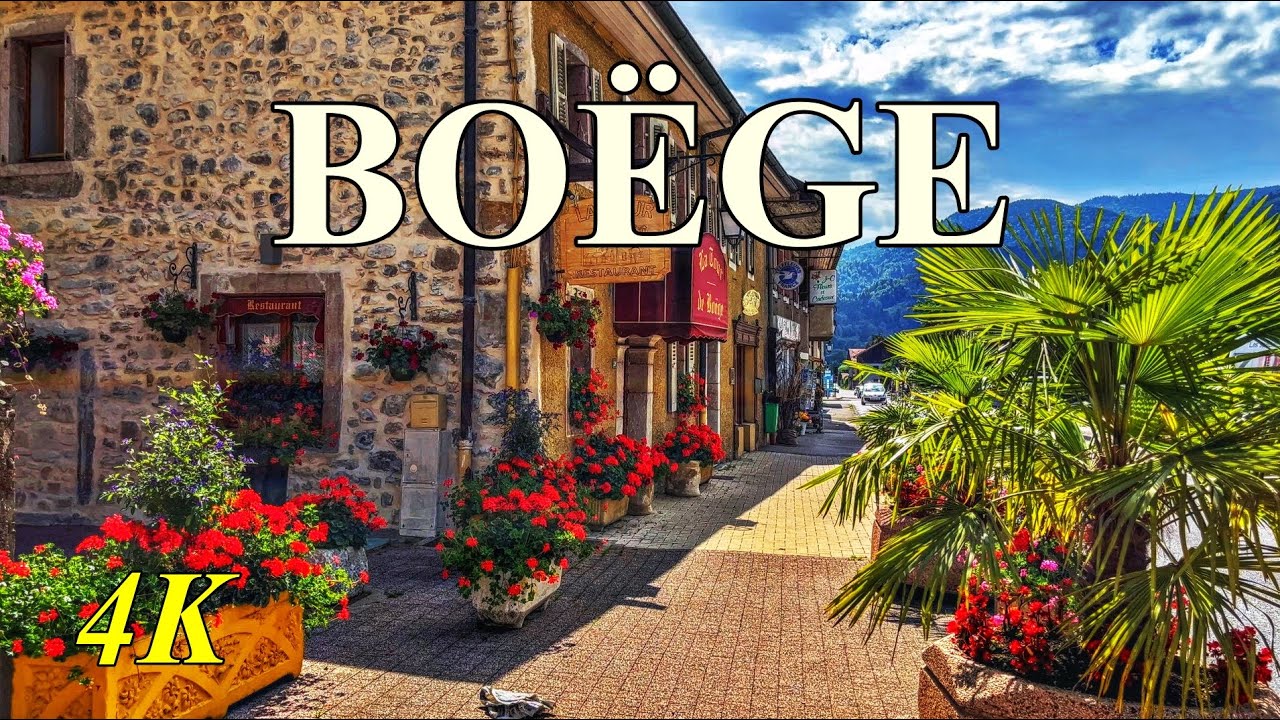 Boëge🌲Village typique de Haute Savoie - Visite des villes et villages Français [4K]