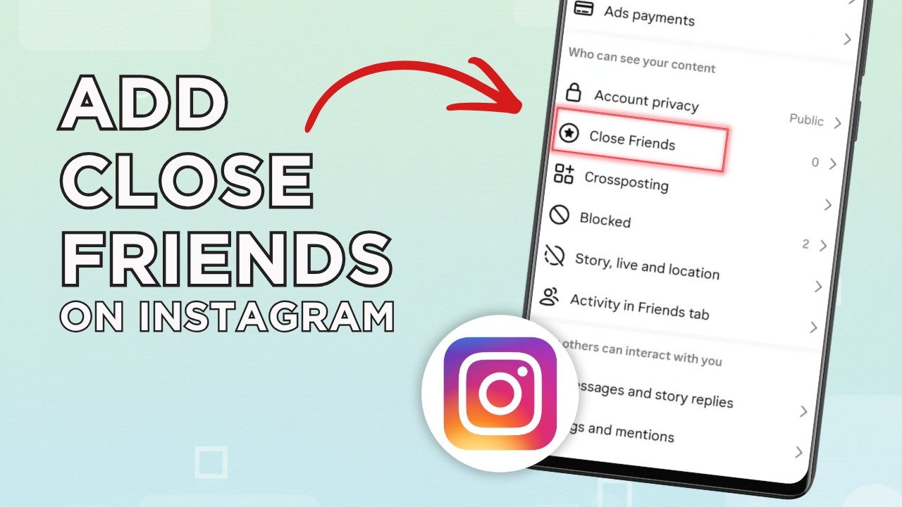 Как добавить близких друзей в Instagram