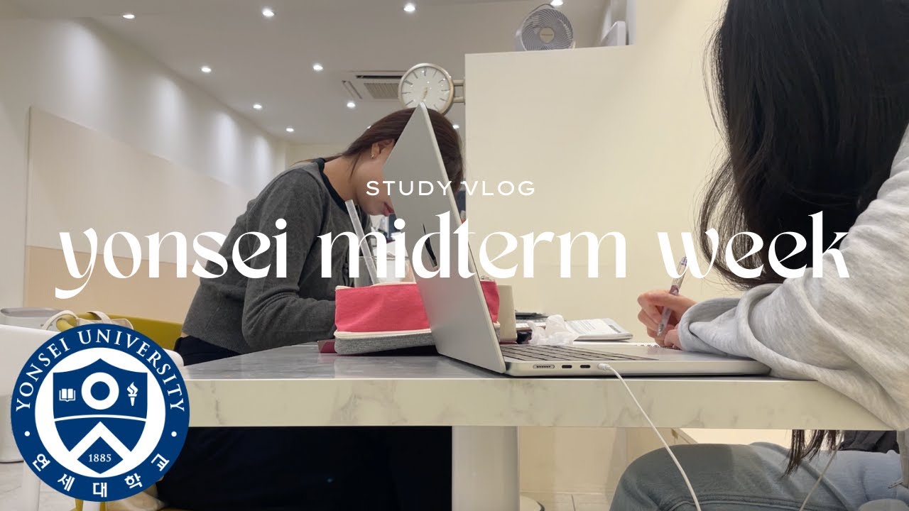 Yonsei Midterm Week + domino's mukbang [attempted konglish]