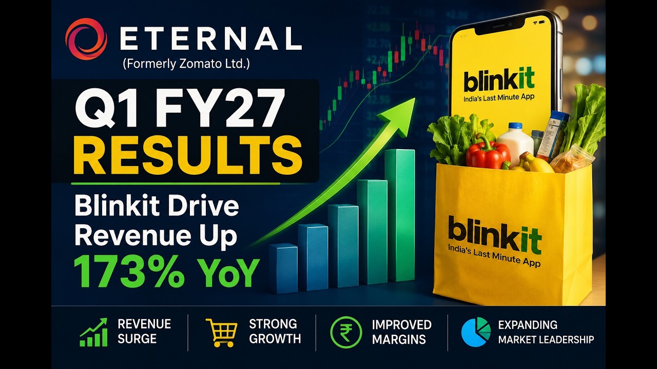 Eternal Ltd (Zomato) Q1 FY27 Results Breakdown | Blinkit Profits & Dark Store Strategy