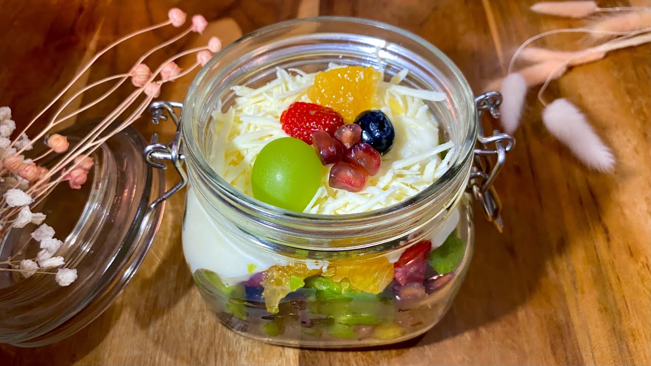 This Creamy Fruit Salad Is So Refreshing 🍓🥭 Simple Cooking ASMR
