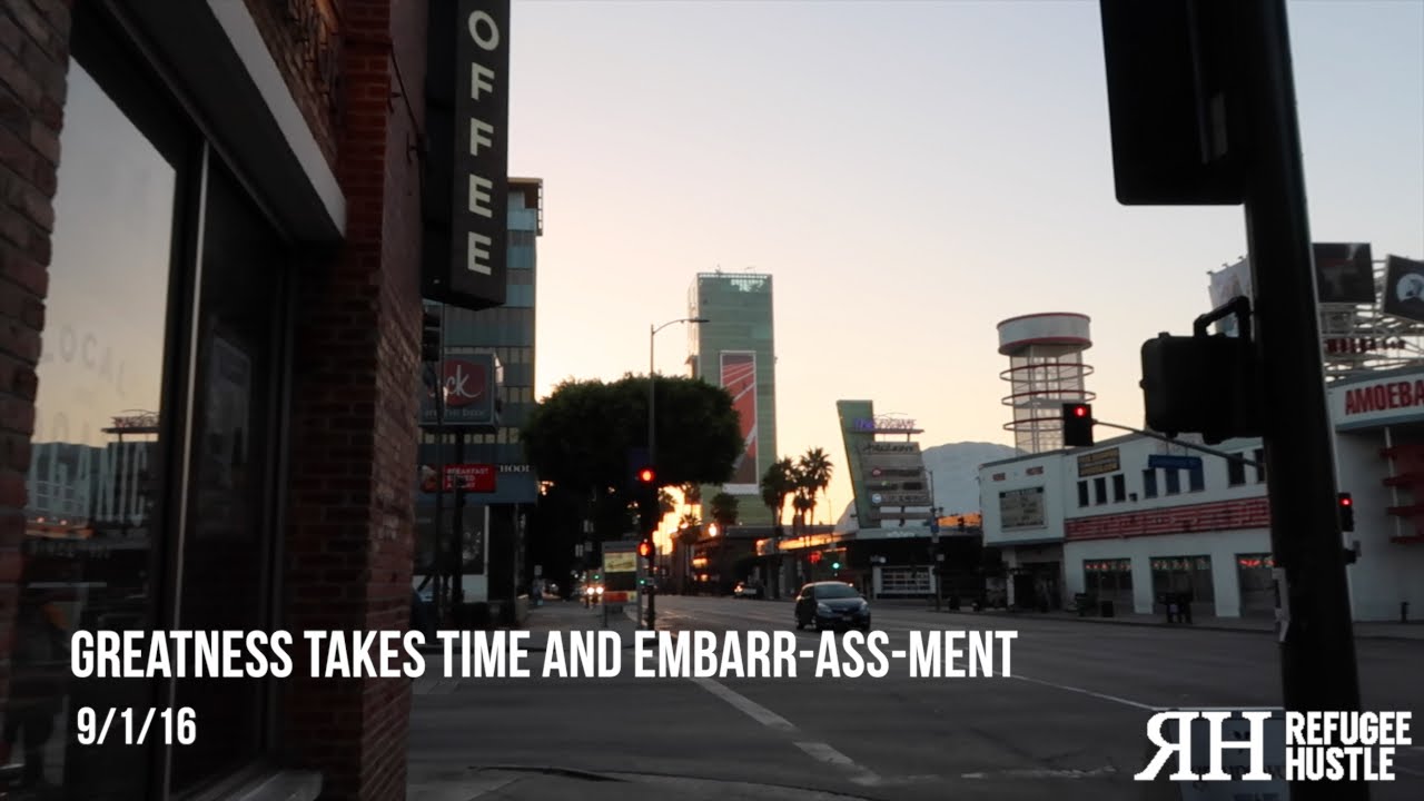 Greatness takes time and embarr-ass-ment