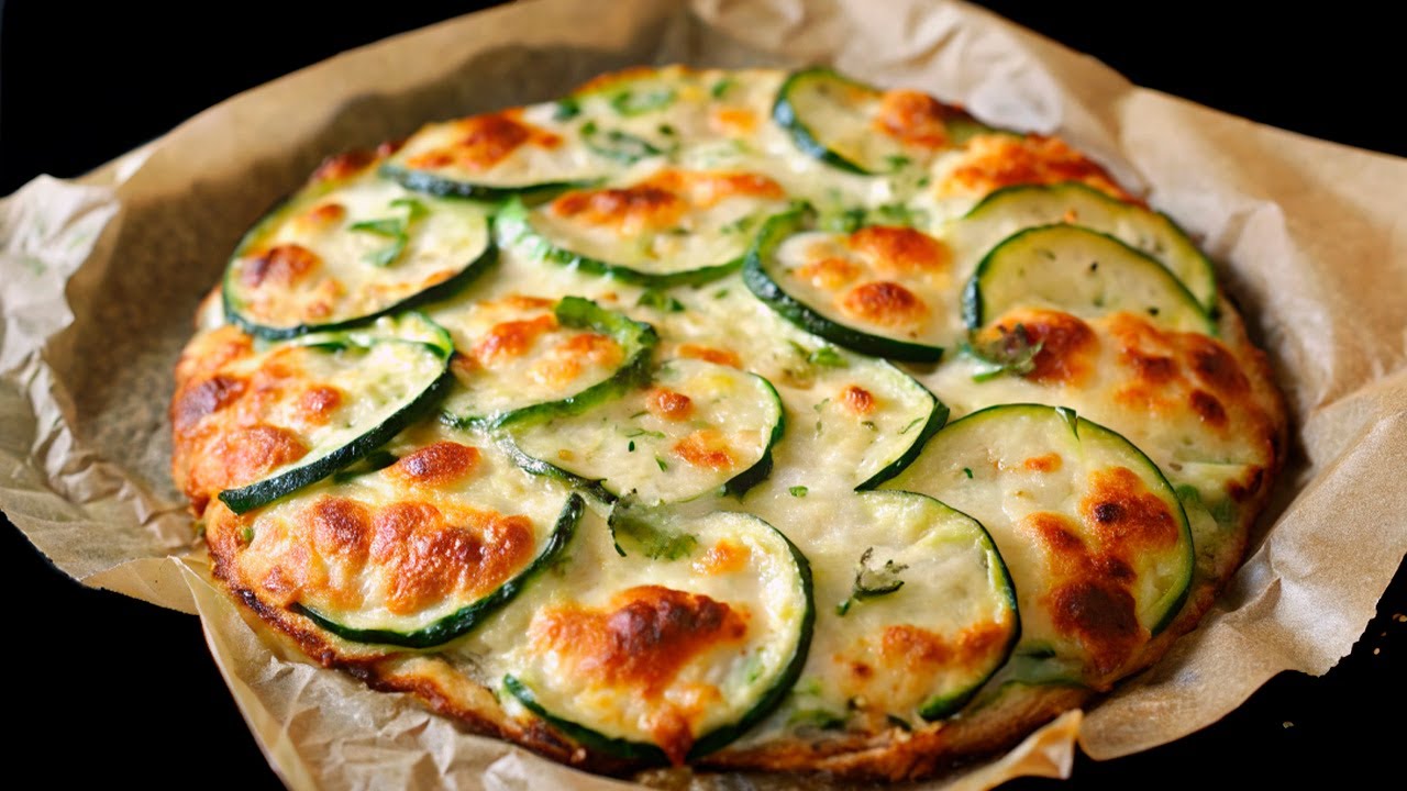 Так вкусно, как никогда! Цукини, йогурт и сыр – самая полезная пицца всех времен!