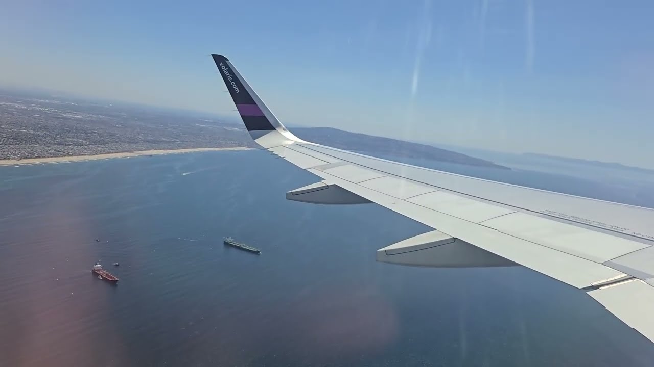 Volaris Airbus A320neo Takeoff from Los Angeles(LAX) to San Salvador(SAL), El Salvador 🇸🇻