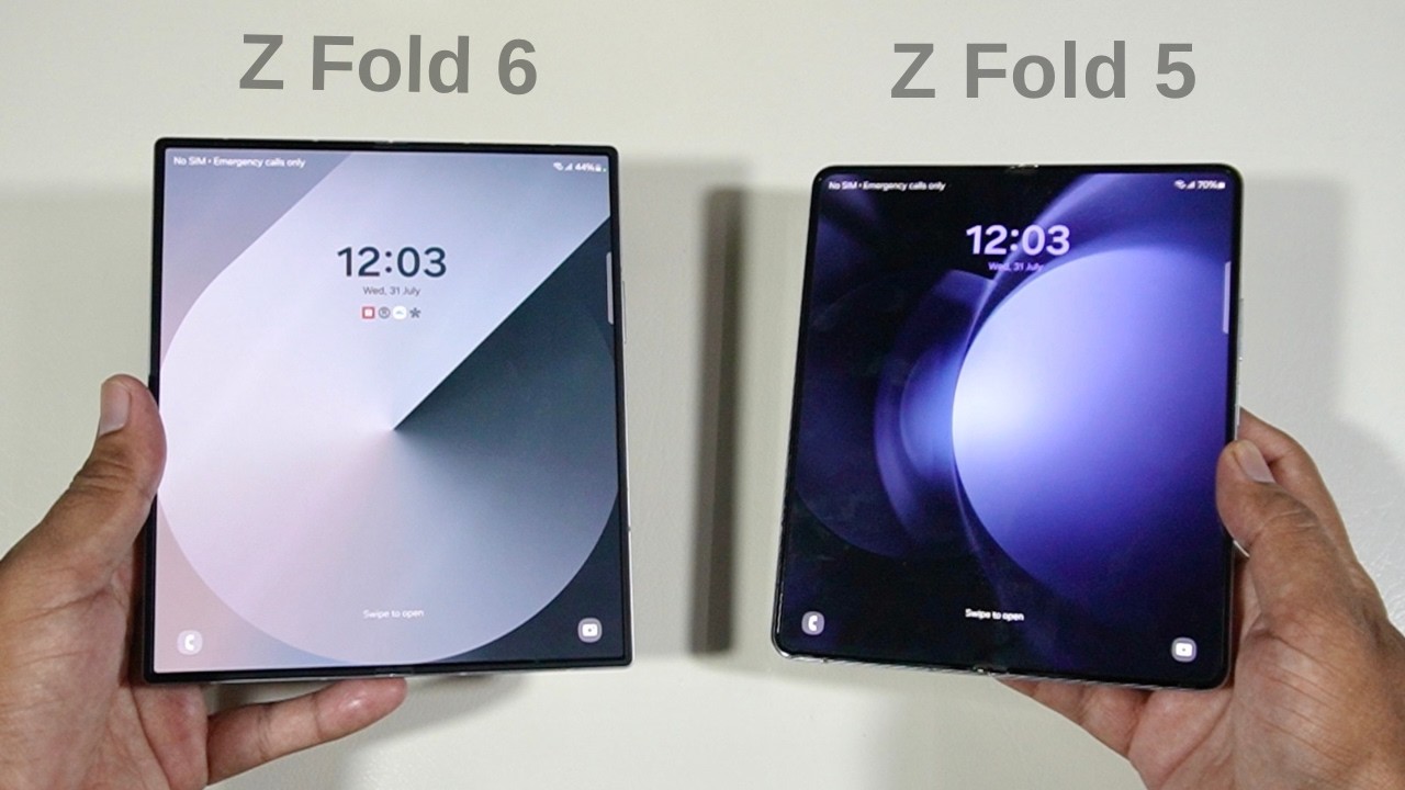 Samsung Galaxy Z Fold 6 vs Z Fold 5 Speed Test and Camera Comparison