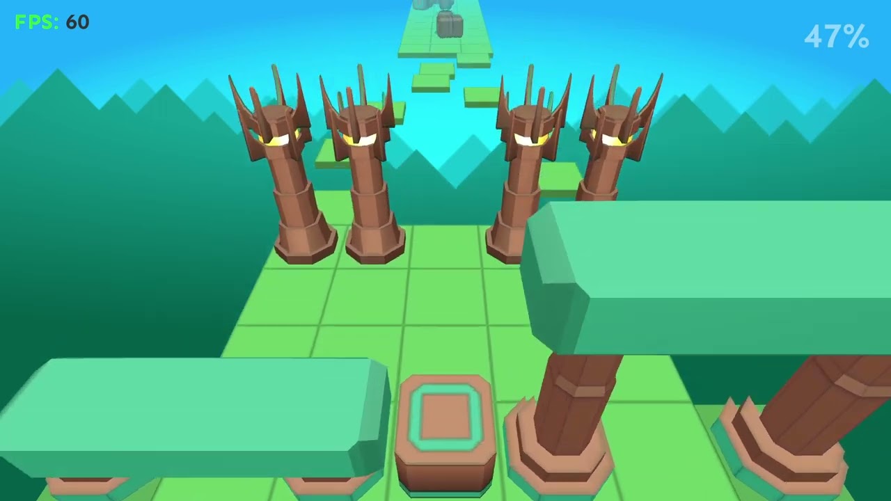 [Rolling Sky Remake] Fanmade Level: Funky Stars [100%] V1