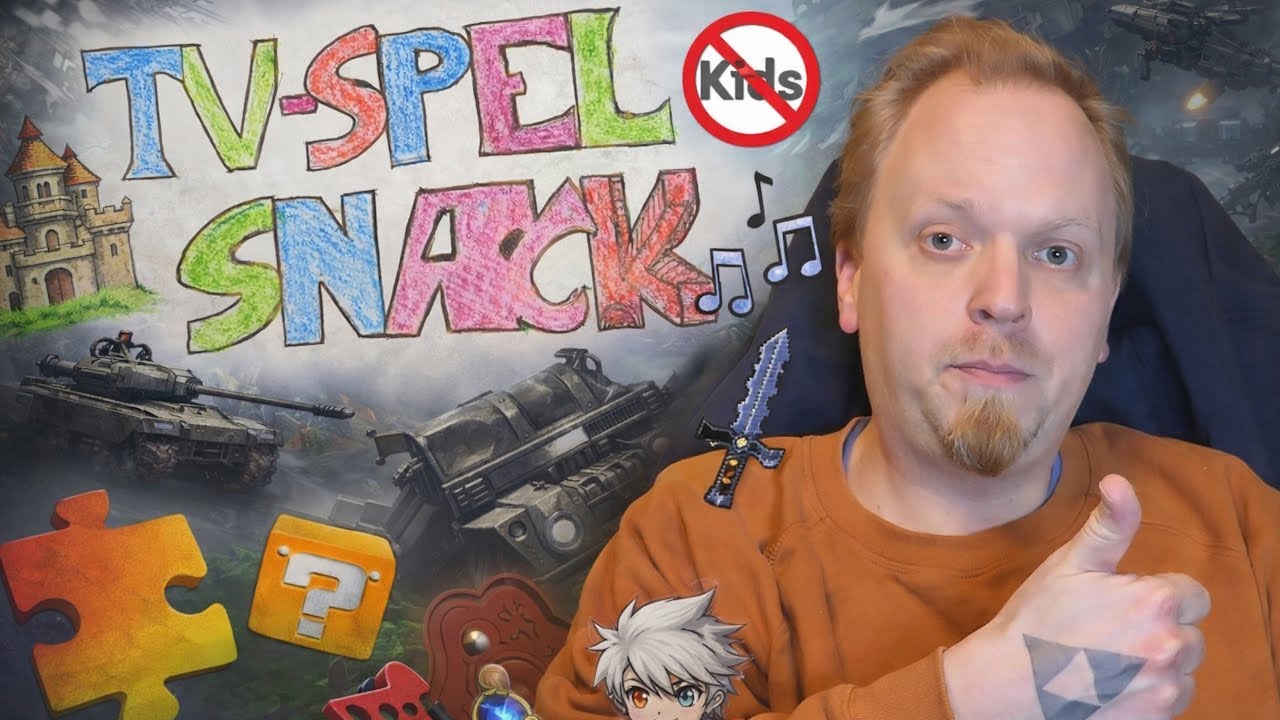 Tycker ni tv-spel är löjligt? Titta hit! Första avsnittet av 'Tv-Spels snack'!
