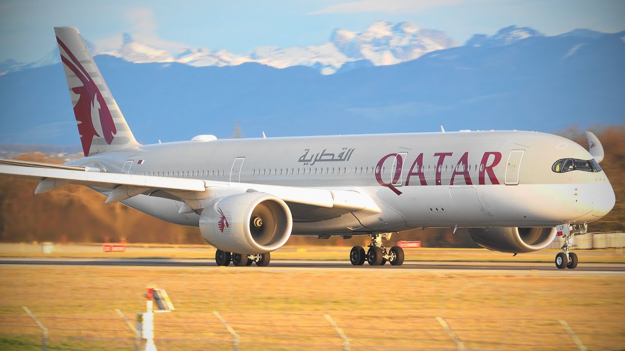 [4K] 30+ Minutes Golden Light Plane Spotting at Geneva Airport 2025 | A350 777 A330s 757 & More