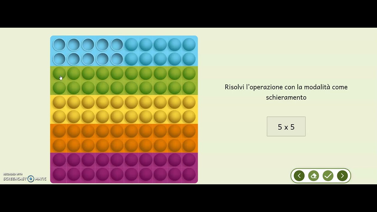 MOLTIPLICAZIONI CON POP IT
