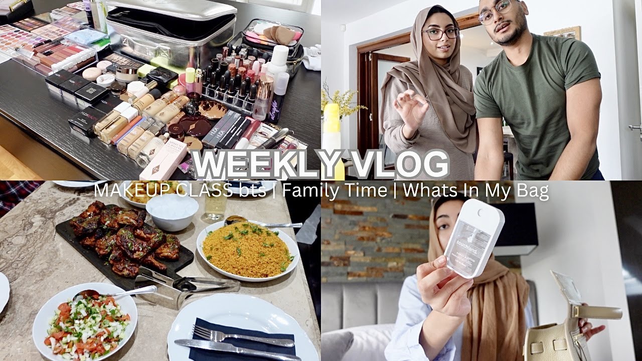 মেকআপ CLASS bts| Best Halal Butchers| Family Time| Whats In My Bag ♡