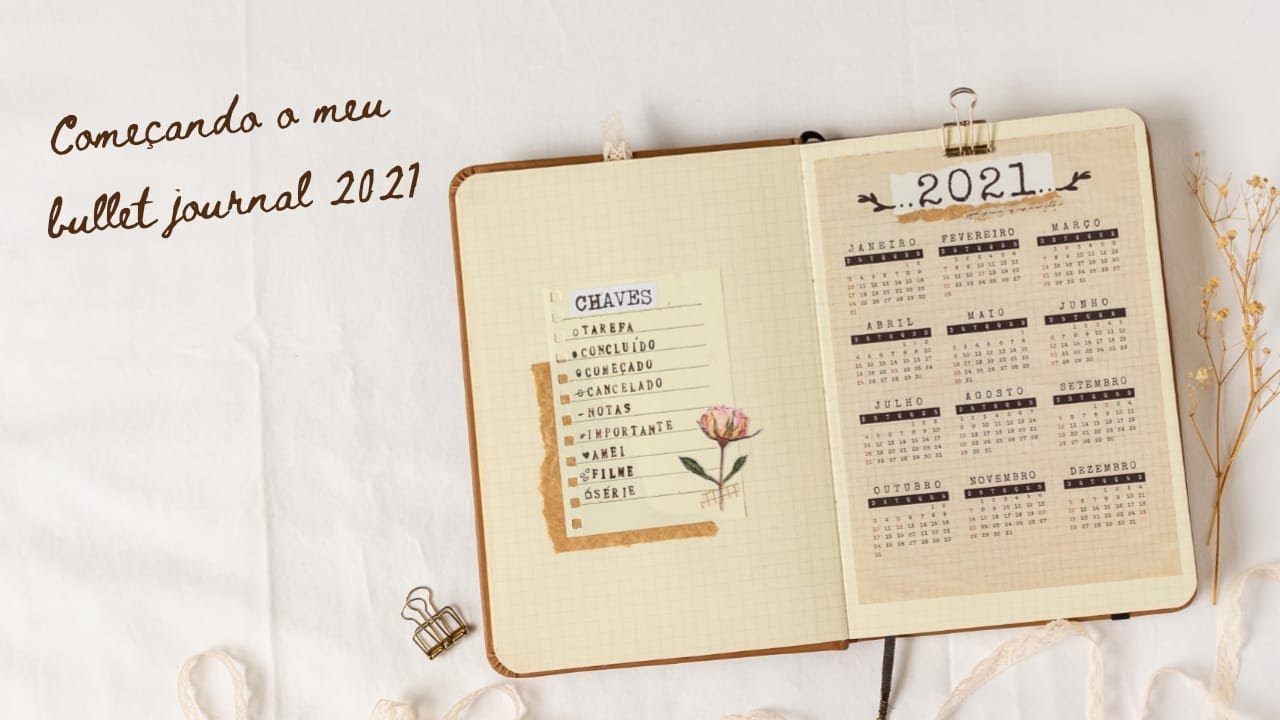 Começando meu bullet journal 2021