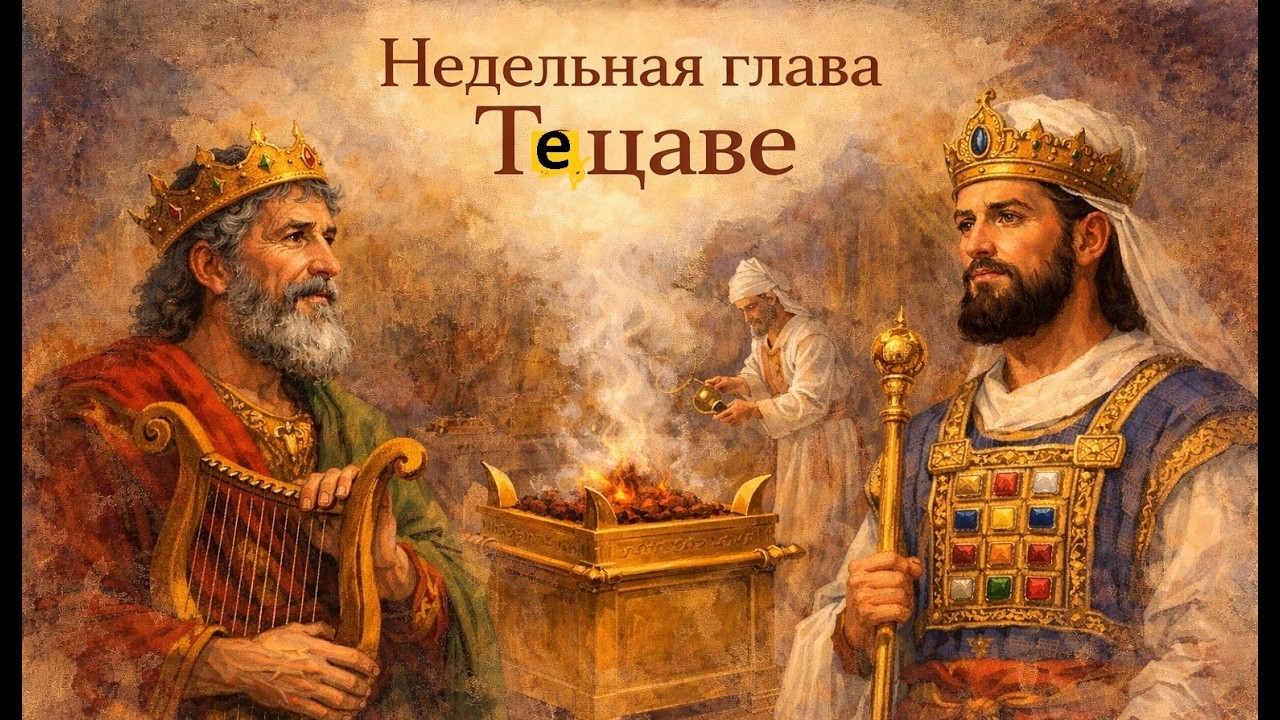 Глава Тецаве (2) 5786. ДАВИД, ШЛОМО, КТОРЕТ И ГЕУЛА.
