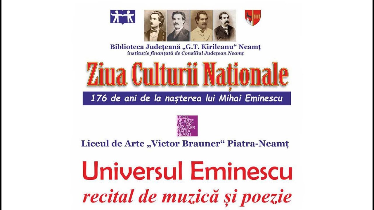„Universul Eminescu“ - recital de muzică și poezie