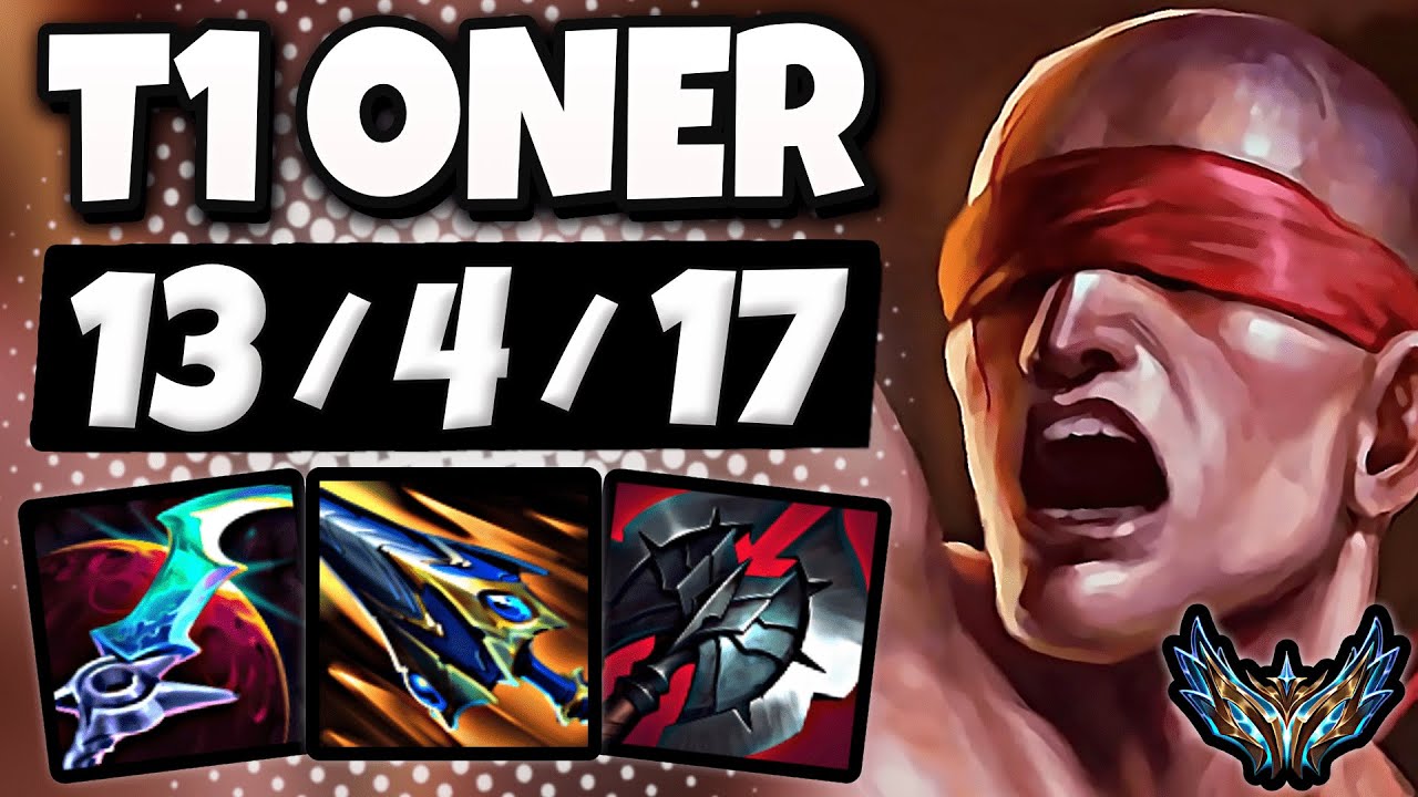 T1 Oner Lee Sin vs Pantheon [ Jungle ] Patch 25.2 Korea Challenger ✅