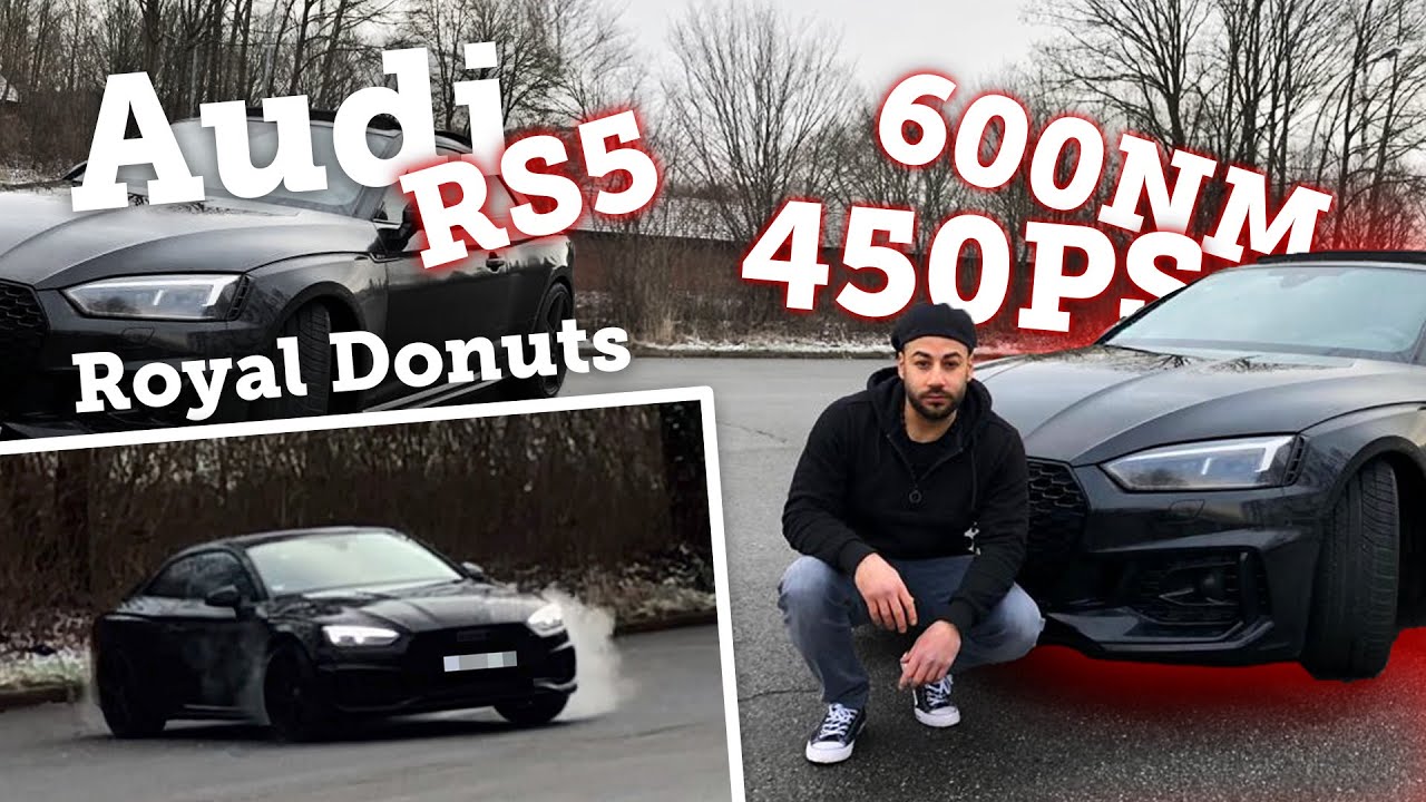 Audi RS5 Bi-Turbo Quattro 450 PS Testfahrt & Driften Sportwagen Drifting Sound Check soon E-tron GT