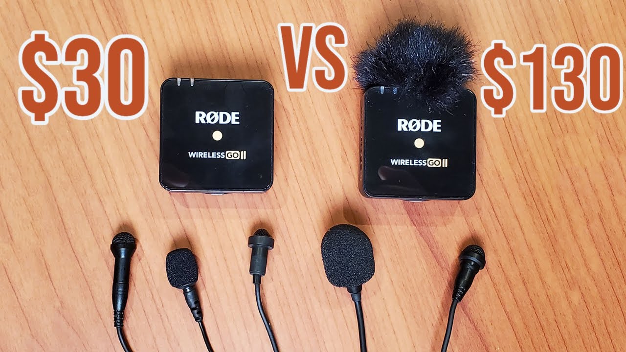 Лучший петличный микрофон для Rode Wireless Go 2? Сравнение микрофонов за 30 и 130 долларов