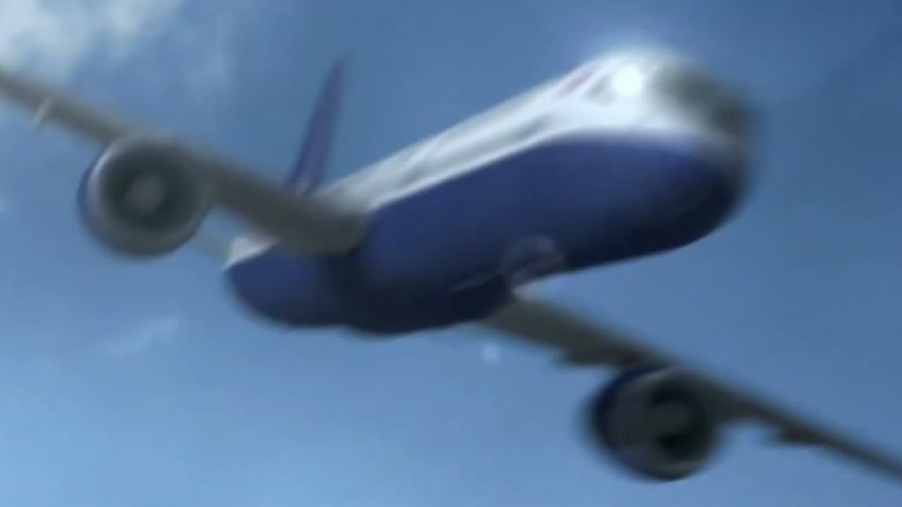 United Airlines Flight 93 - Crash Animation