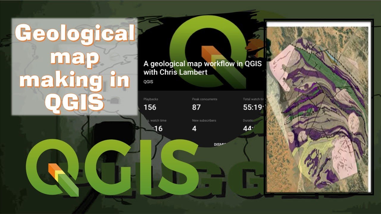 A geological map workflow in QGIS with Chris Lambert