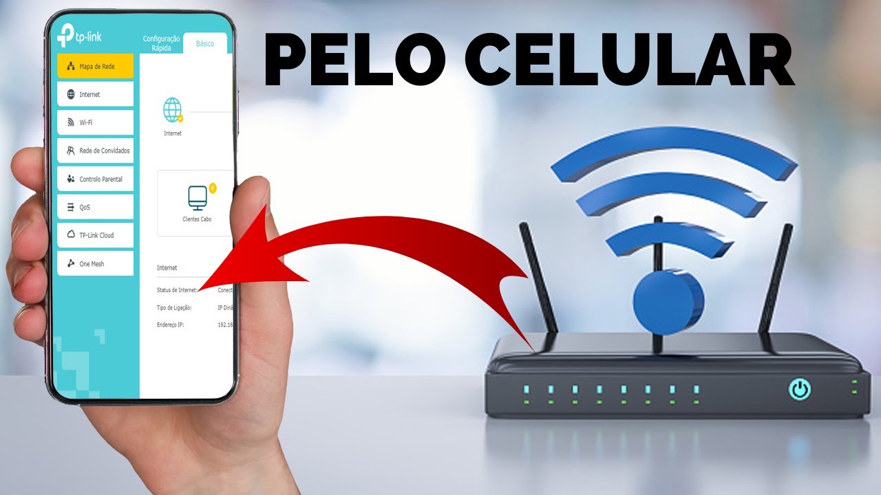 Como mudar a senha do Wifi pelo celular rápido fácil #lucom